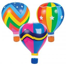 Inflatable Hot Air Balloons - 22 Inch - Assorted Designs