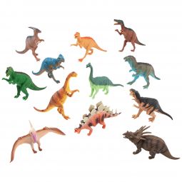 Assorted Dinosaurs - 6-7 Inch - 12 Count