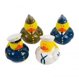 Armed Forces Rubber Ducks - 2 1/2 Inch - 12 Count