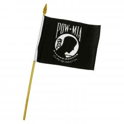 POW Cloth Flags - 4 Inch x 6 Inch - 12 Count