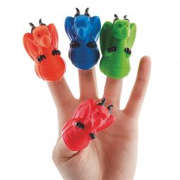 Dragon Finger Puppets - 12 Count