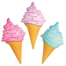 Inflatable Ice Cream Cone - 36 Inch - Assorted Colors