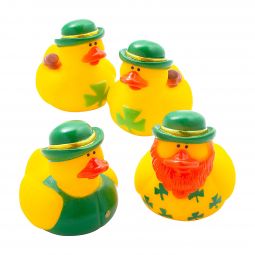 Irish Rubber Ducks - 2 Inch - 12 Count