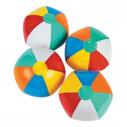 Inflatable Beach Balls - 9 Inch - 12 Count