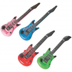 Inflatable Guitars - 22 Inch - 12 Count
