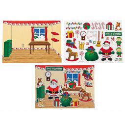 Make-A-Santas Workshop Sticker Set - 12 Count