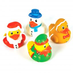 Holiday Rubber Ducks - 2 1/2 Inch - 12 Count