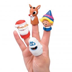 Rudolph The Red-Nose Reindeer® Finger Puppets - 12 Count