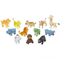 Baby Zoo Animals - 2 Inch - 12 Count