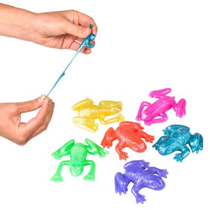 Stretchy Frogs - 12 Count: Rebecca's Toys & Prizes
