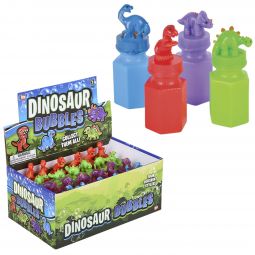 Dinosaur Bubble Bottles - 24 Count