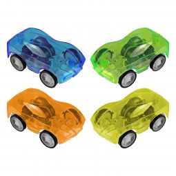 Transparent Pull Back Cars - 8 Count