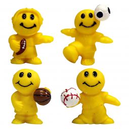 Smiley Sports Man - 1 Inch - 100 Count