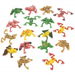 Mini Vinyl Frogs - 72 Count