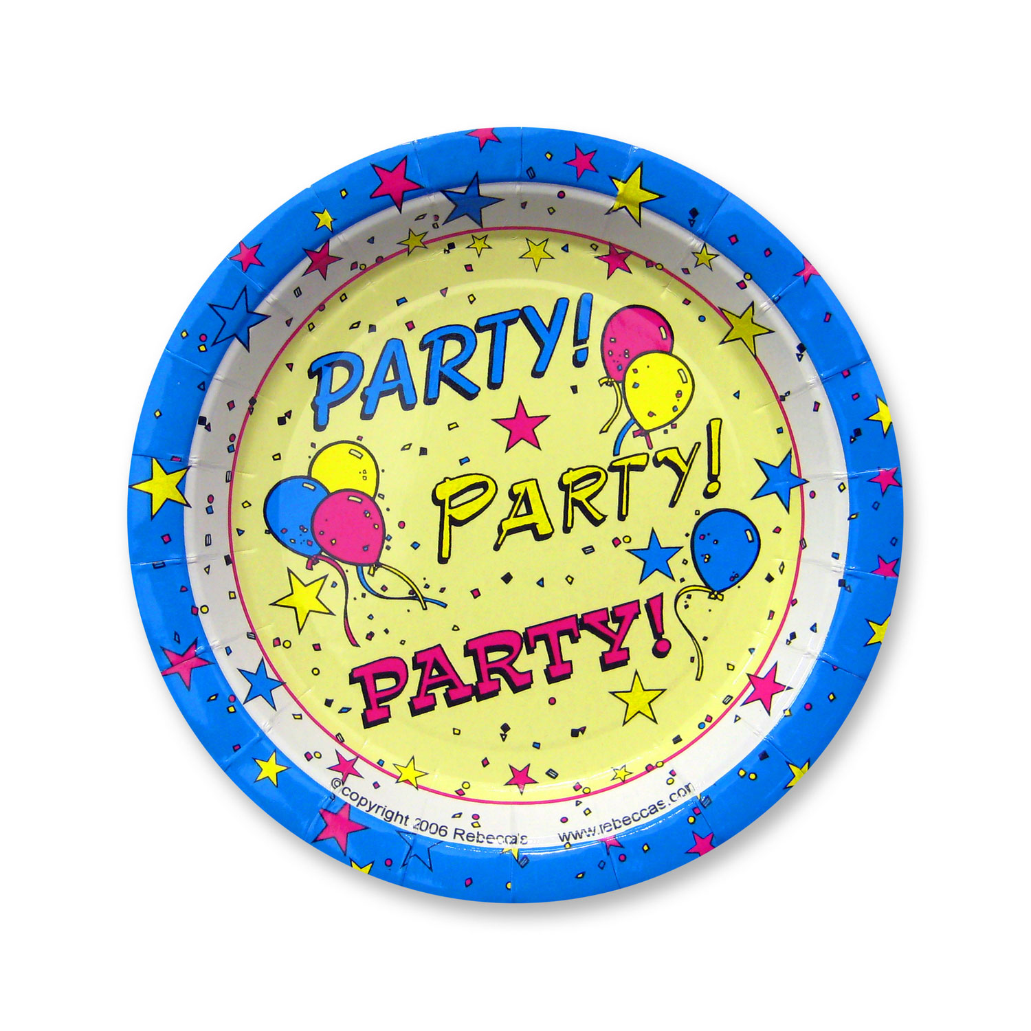 Star Party 7 Inch Plates - 1,000 Count: Rebecca's Toys & Prizes