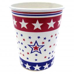 Patriotic Party 9 Ounce Paper Cups - 12 Count