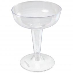Plastic Champagne Glasses - 4 Ounce - 20 Count