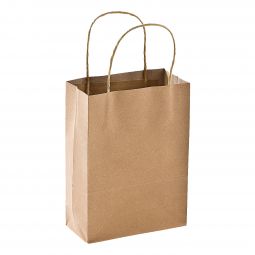 Brown Paper Gift Bags - 12 Count
