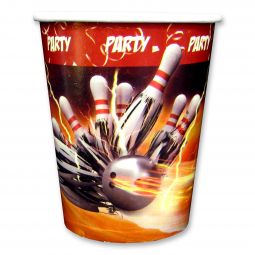 Bowling Thunder Party 9 Ounce Paper Cups - 1,000 Count