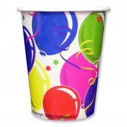 Balloon Party 9 Ounce Paper Cups - 1,000 Count