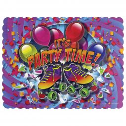 Party Time Skate Paper Placemats - 1,000 Count