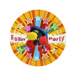Rollin' Party 7 Inch Plates - 1,000 Count