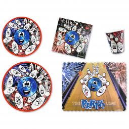 Party Lane Place Setting Kit - 7 & 9 Inch Plates with Placemats