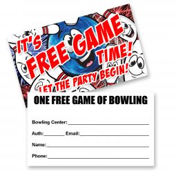 Party Lane Themed Free Game Passes - 1,000 Count