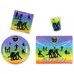 Rhythm'n Roll Place Setting Kit - 9 Inch Plates with Placemats