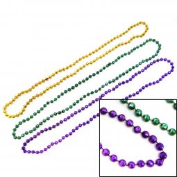Mardi Gras Mirror Ball Beads - 12 Count