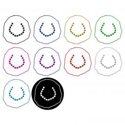 Round Bead Necklaces - 12 Count