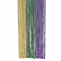 Mardi Gras Beads - 33 Inch - 48 Count