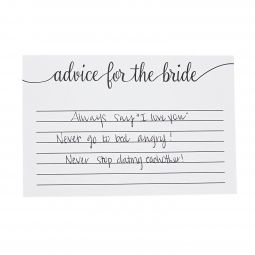 Advice for the Bride Cards - 24 Count