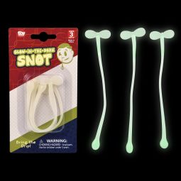 Glow In The Dark Snot - 3 Piece - 12 Count
