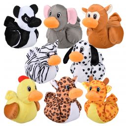 Plush Duck Animals - 8 Inch - Assorted Designs