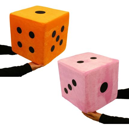 large plush dice