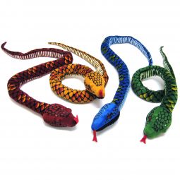 Plush Snake - 72 Inch - Assorted Colors