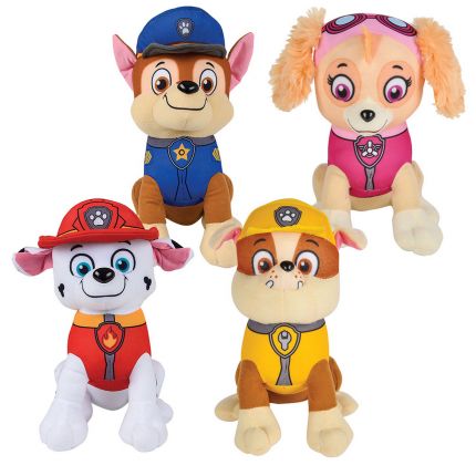 paw patrol characters stuffed animals