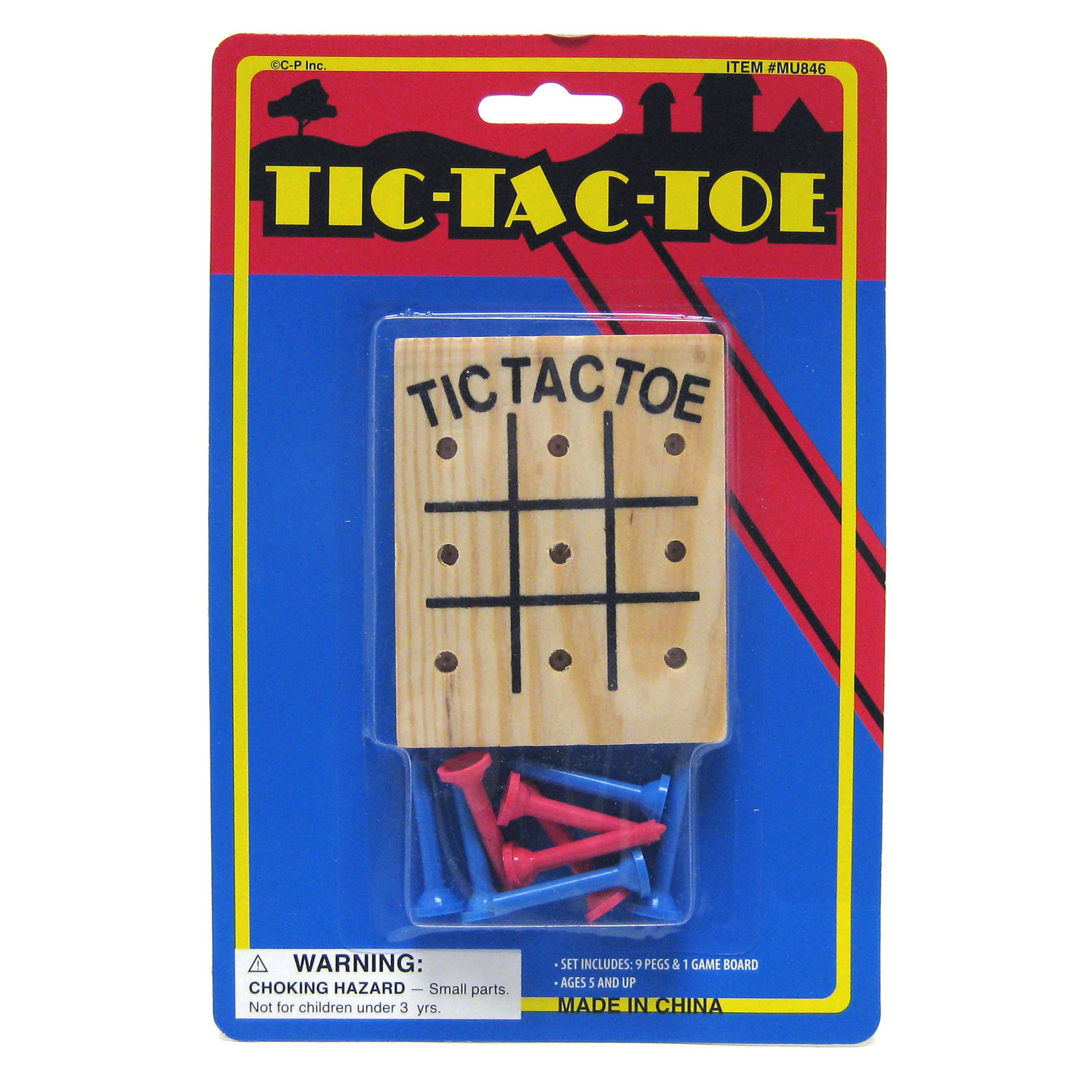 Games Tic Tac Toe Wooden Board Game, Tic Tac Toe Wood Game