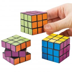 Mini Magic Cubes - 1 1/2 Inch - 6 Count
