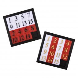 Number Slide Puzzles - 24 Count