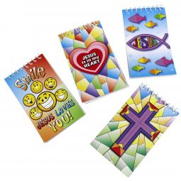 Religious Notepads - 24 Count