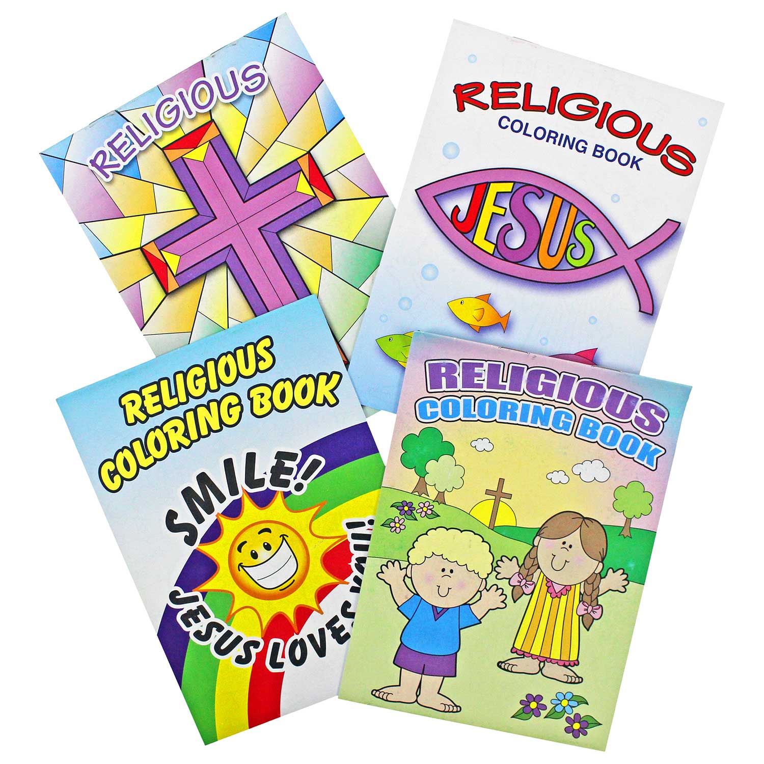 Religious Coloring Books 72 Count Rebecca's Toys & Prizes