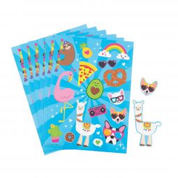 Funky Stickers Sheets - 24 Count