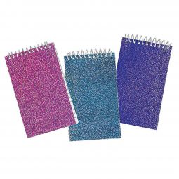 Holographic Spiral Notepads - 24 Count