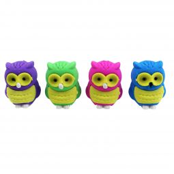 Owl Erasers - 12 Count