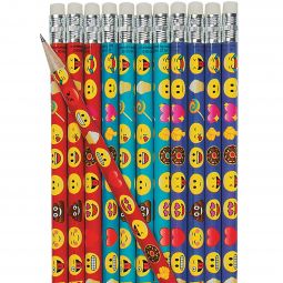 Emoji Pencils - 24 Count