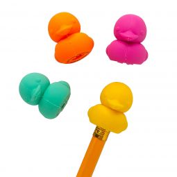 Duck Pencil Top Erasers - 12 Count