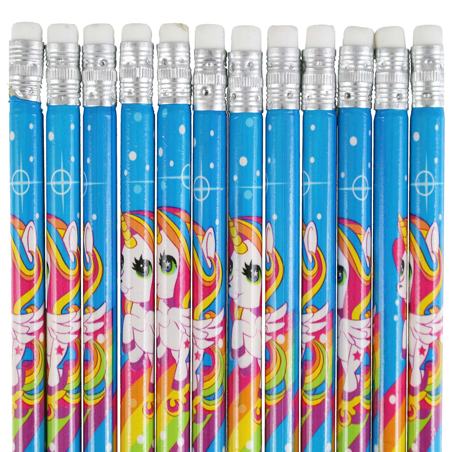 eeBoo Unicorn 12 Metallic Pencils