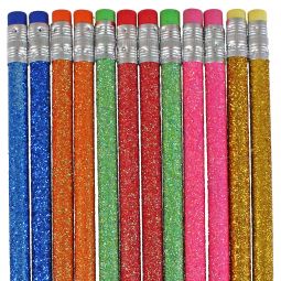 Glitter Pencils - 12 Count